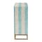 Baxton Studio Utari Modern Bohemian Two-Tone Beige and Blue Mother of Pearl and Gold Metal Storage Cabinet 240-13477-ZORO - alternate 5